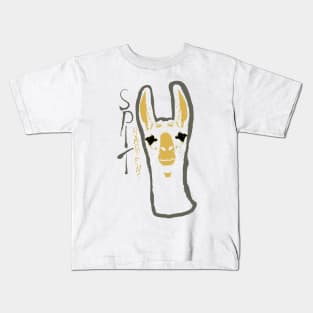 Llamma with a goatee Kids T-Shirt